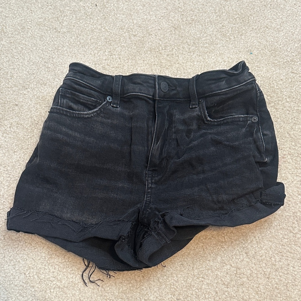 American Eagle Outfitters Black Jean Shorts